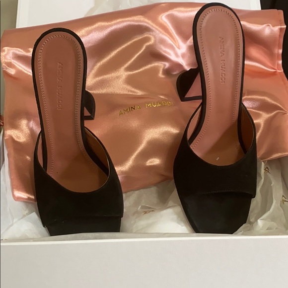 Authentic Amina Muaddi Lupita Sandals - Picture 2 of 5